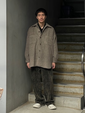 ware-mo-kou 井上慎斗さん（メンズ・184cm）の秋コーディネート