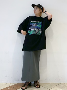 「アイテム（サンダル）」を使った、ゆいさん（レディース・154cm）の夏コーディネート