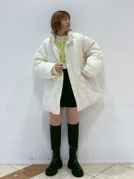 「Anui（アニュイ）のアイテム（ジャケット/アウター）」を使った、ゆいさん（レディース・154cm）の秋コーディネート