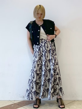 「PAGEBOY（ページボーイ）のアイテム（その他アウター）」を使った、ゆいさん（レディース・154cm）の春コーディネート