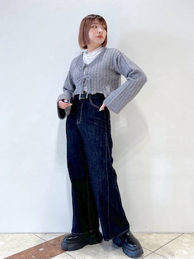 ゆいさん(レディース・154cm)の秋コーディネート