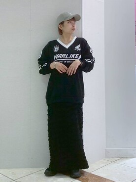 「PBLIM（ページボーイリム）のアイテム（その他トップス）」を使った、ゆいさん（レディース・154cm）の秋コーディネート