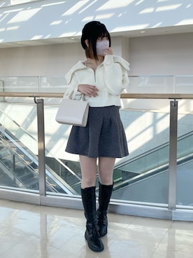 「one after another NICE CLAUP（ワンアフターアナザーナイスクラップ）のアイテム（ハンチング/ベレー帽）」を使った、ｏｔａｂｅさん（レディース・160cm）の秋コーディネート