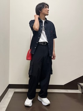 がくさん(メンズ・172cm)の夏コーディネート
