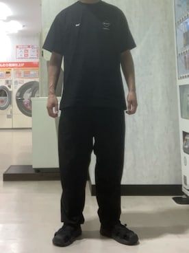 「アイテム（サンダル）」を使った、マークスさん（メンズ・180cm）の夏コーディネート