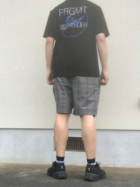 「MoonStar（ムーンスター）のアイテム」を使った、マークスさん（メンズ・180cm）の夏コーディネート