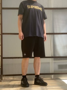 「MoonStar（ムーンスター）のアイテム（スニーカー、ブラック系）」を使った、マークスさん（メンズ・180cm）の春コーディネート