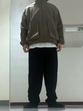 「STARTER（スターター）のアイテム」を使った、マークスさん（メンズ・180cm）の春コーディネート