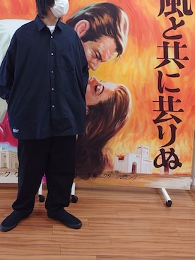 「STARTER（スターター）のアイテム」を使った、マークスさん（メンズ・180cm）の春コーディネート