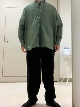 「STARTER（スターター）のアイテム」を使った、マークスさん（メンズ・180cm）の春コーディネート