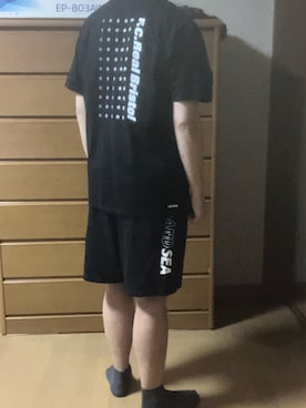 「no brand（ノーブランド）のアイテム（ソックス/靴下、ブラック系）」を使った、マークスさん（メンズ・180cm）の春コーディネート