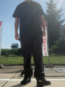 「アイテム（シューズ）」を使った、マークスさん（メンズ・180cm）の夏コーディネート