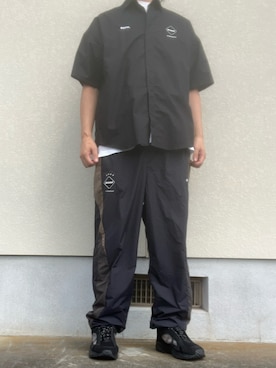 「MoonStar（ムーンスター）のアイテム」を使った、マークスさん（メンズ・180cm）の夏コーディネート