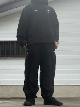 「STARTER（スターター）のアイテム」を使った、マークスさん（メンズ・180cm）の春コーディネート