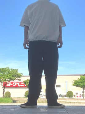 「STARTER（スターター）のアイテム」を使った、マークスさん（メンズ・180cm）の春コーディネート