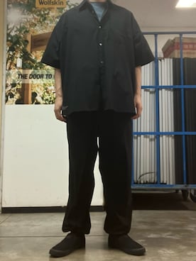 「STARTER（スターター）のアイテム」を使った、マークスさん（メンズ・180cm）の春コーディネート