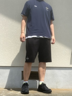 「United Athle（ユナイテッドアスレ）のアイテム」を使った、マークスさん（メンズ・180cm）の夏コーディネート