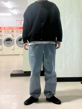 「LAKOLE（ラコレ）のアイテム（トップス）」を使った、マークスさん（メンズ・180cm）の春コーディネート