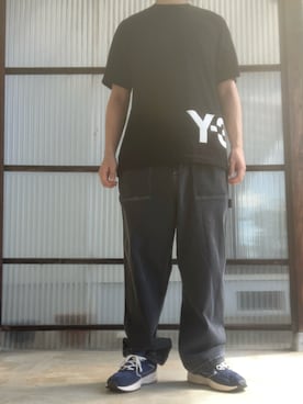 「バギーデニム」｜マークスさん（メンズ・180cm）の秋コーディネート