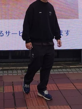 「トレーナー」｜マークスさん（メンズ・180cm）の秋コーディネート