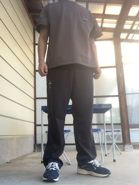 「ブラウンコーデ」｜マークスさん（メンズ・180cm）の夏コーディネート