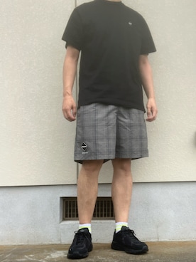 「MoonStar（ムーンスター）のアイテム」を使った、マークスさん（メンズ・180cm）の夏コーディネート