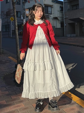 「ガーリーコーデ」｜ponさん（レディース・153cm）の秋コーディネート