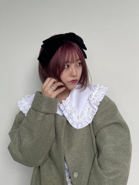 「merry jenny（メリージェニー）のアイテム（その他アウター）」を使った、ponさん（レディース・153cm）の夏コーディネート