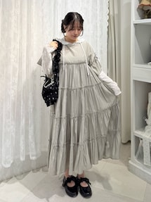 ティアードティアードスリーブワンピース｜メリージェニー（merry