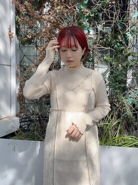 「merry jenny（メリージェニー）のアイテム（ワンピース）」を使った、ponさん（レディース・153cm）の秋コーディネート