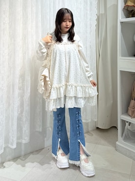 「アイテム（ワンピース/ドレス）」を使った、ponさん（レディース・153cm）の夏コーディネート
