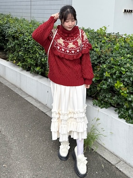 「アイテム（バックパック/リュック）」を使った、ponさん（レディース・153cm・20代）の秋コーディネート