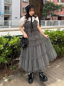 マルニ☆ブラウス☆グレー☆リボン