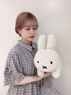 「merry jenny（メリージェニー）のアイテム（PC・スマホグッズ/家電）」を使った、ponさん（レディース・153cm）の夏コーディネート