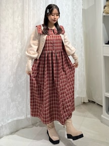 くるくるフリルカラーワンピース｜メリージェニー（merry jenny）公式