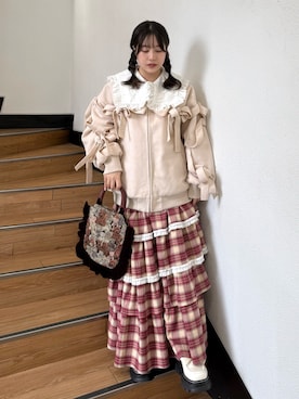 「ブラウスコーデ」｜ponさん（レディース・153cm）の秋コーディネート