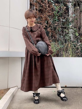 ponさん（レディース・153cm）の冬コーディネート