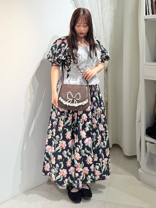 pearl butterfly lace shoulder bag（ショルダーバッグ）｜merry jenny