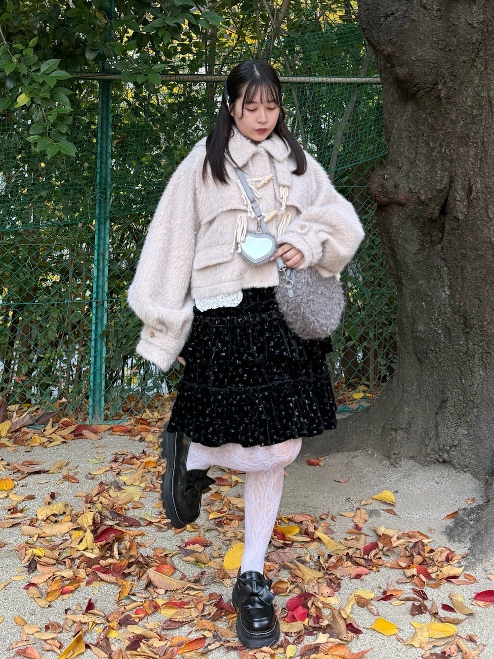 merry jennyのダッフルコートを使った人気ファッションコーディネート