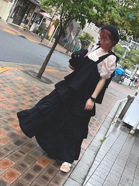 merry jenny(メリージェニー)の「ribbonティアードワンピース merry jenny(メリージェニー)の「ribbonティアードワンピース