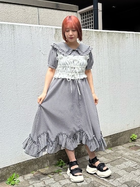 「アイテム（その他トップス）」を使った、ponさん（レディース・153cm・20代）の春コーディネート