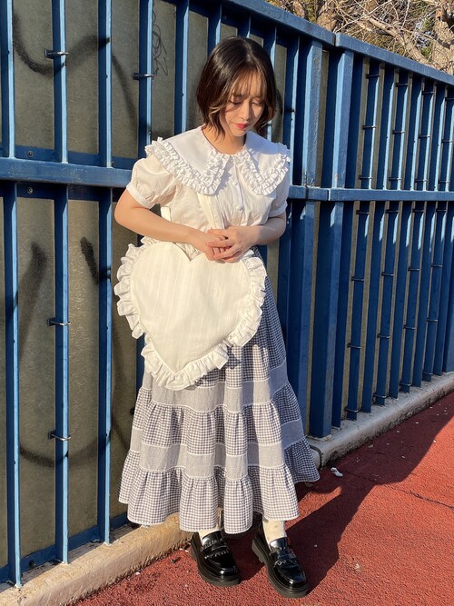 Misaki Pon Merry Jenny 本社 Merry Jennyのトートバッグを使ったコーディネート Wear