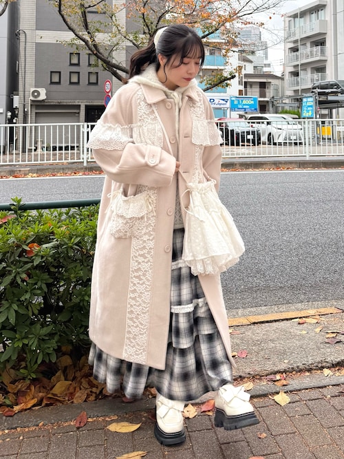 セール】rabbit lace knit tops（ニット/セーター）｜merry jenny