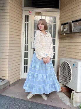 「アイテム（パンプス、グリーン系）」を使った、ponさん（レディース・153cm）の冬コーディネート