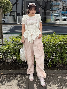 ponさん（レディース・153cm）の春コーディネート