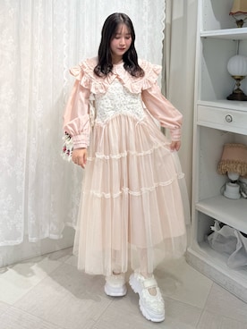 「アイテム（ワンピース）」を使った、ponさん（レディース・153cm）の夏コーディネート