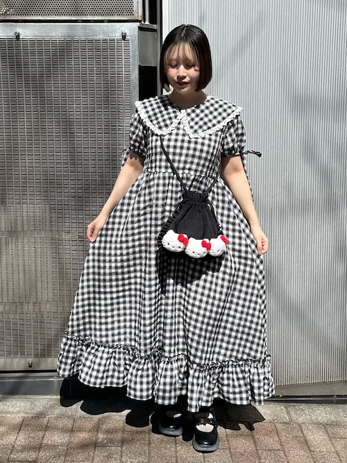 merry jenny ワンピース ギンガムチェック