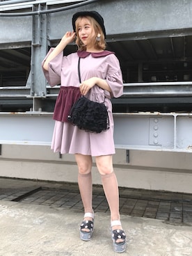 ponさんの（merry jenny | メリージェニー）を使ったコーディネート