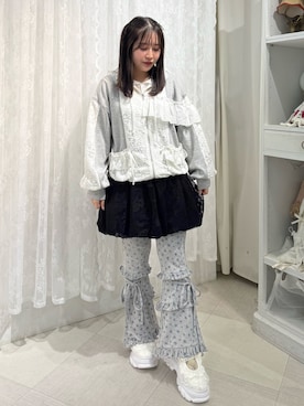 「アイテム（アンサンブル）」を使った、ponさん（レディース・153cm）の夏コーディネート