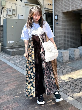 ponさん（レディース・153cm）の夏コーディネート